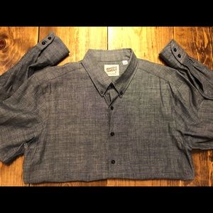 Naked and Famous Indigo Lightweight Chambray Large